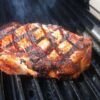 Steak on 12" GrillGrate Pellet Grill Sear Station (10.5" Wide)