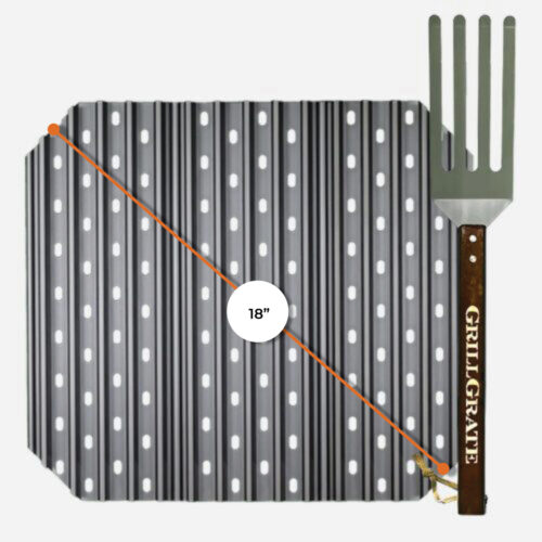 3-Panel Full GrillGrate Set for the Large Big Green Egg