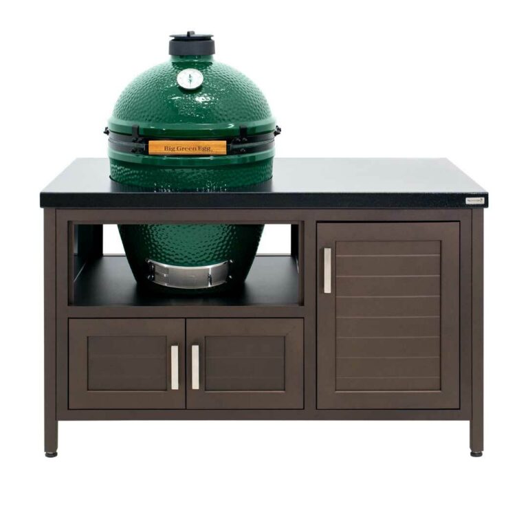 Large EGG on 53-inch Modern Farmhouse-Style Custom Table