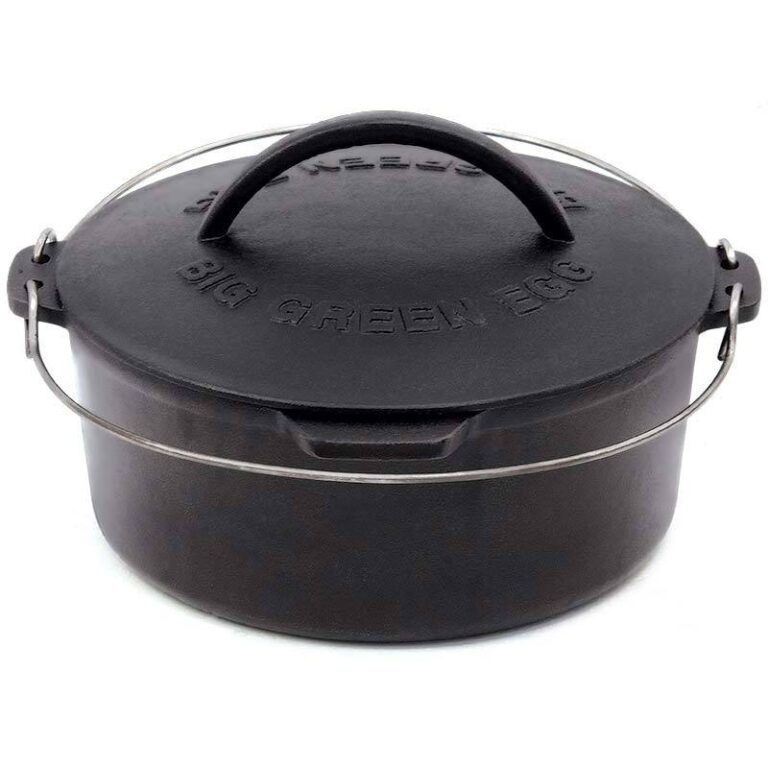 Professional-Grade Cast Iron Dutch Oven With Lid