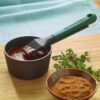 Cast Iron Sauce Pot With Basting Brush