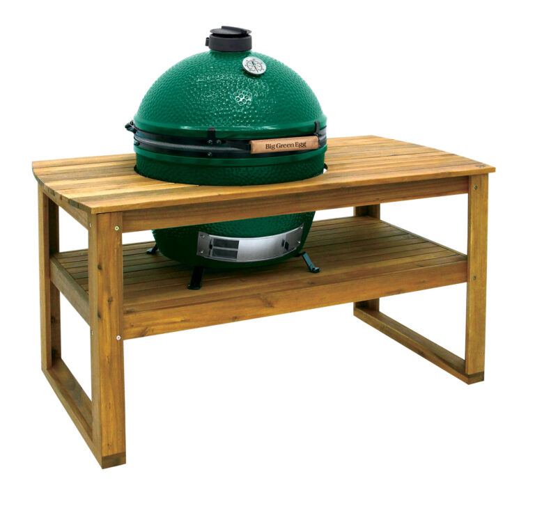 XLarge EGG on Solid Acacia Hardwood Table Without Casters