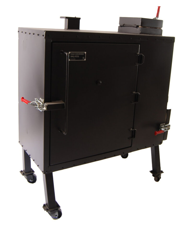 Old Country Cabinet-Style Gravity Feed Smoker