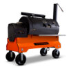 Yoder Smokers YS1500S Competition Pellet Grill - Orange Cart