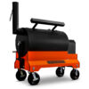 Yoder Smokers YS1500S Competition Pellet Grill - Orange Cart