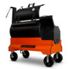 Yoder Smokers YS1500S Competition Pellet Grill - Orange Cart