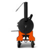 Yoder Smokers YS1500S Competition Pellet Grill - Orange Cart