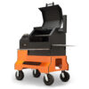 Yoder Smokers YS480S Competition Pellet Grill - Orange Cart