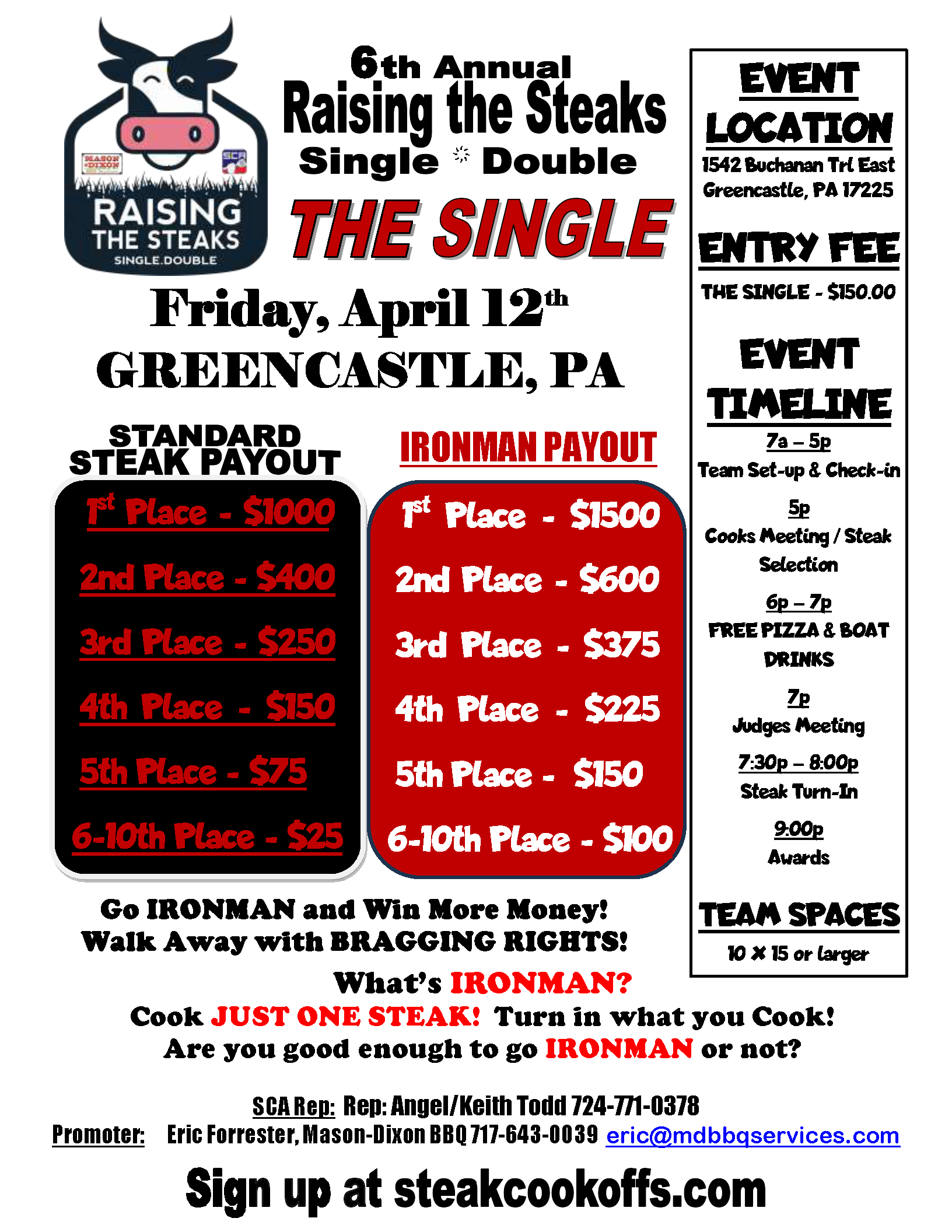 Raising the Steaks "The Single" - 2024 Spring Open House Vendor