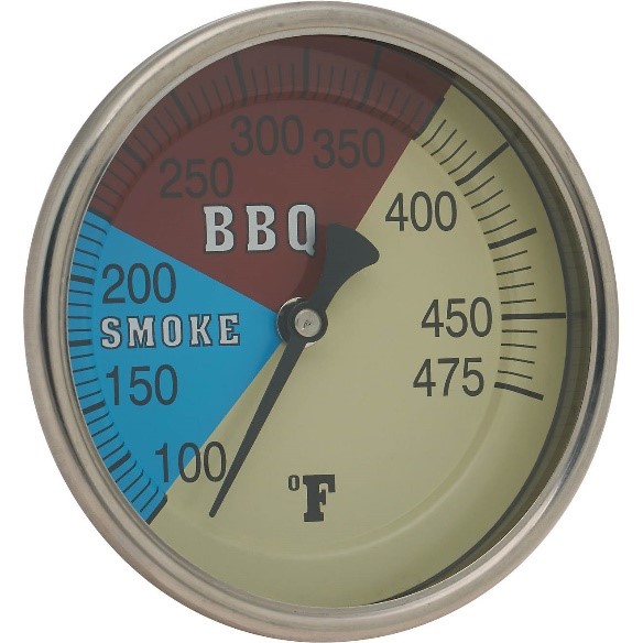 Old Country BBQ Pits Smoker & Grill 4" Temperature Gauge