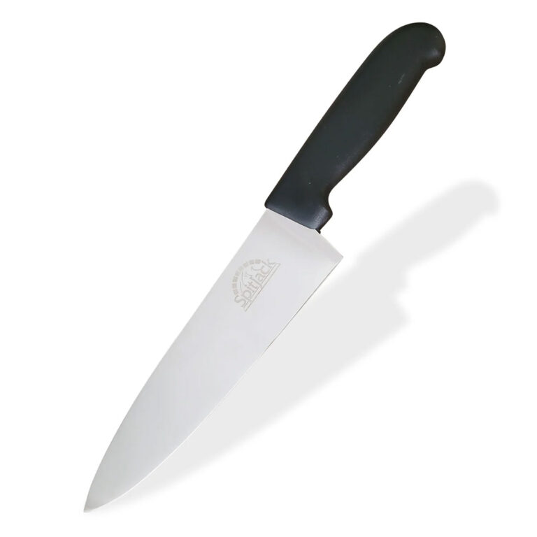 SpitJack Brisket Knife Bundle with 8" Chef's Knife, 12" Sharpening Hone and Case