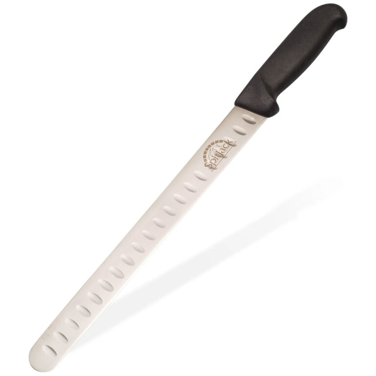 SpitJack Brisket Knife Bundle with 8" Chef's Knife, 12" Sharpening Hone and Case
