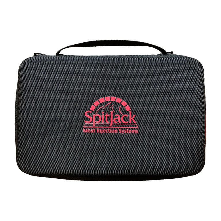 The SpitJack Magnum Meat Injector Gun - Complete Kit with Deluxe Hard Case