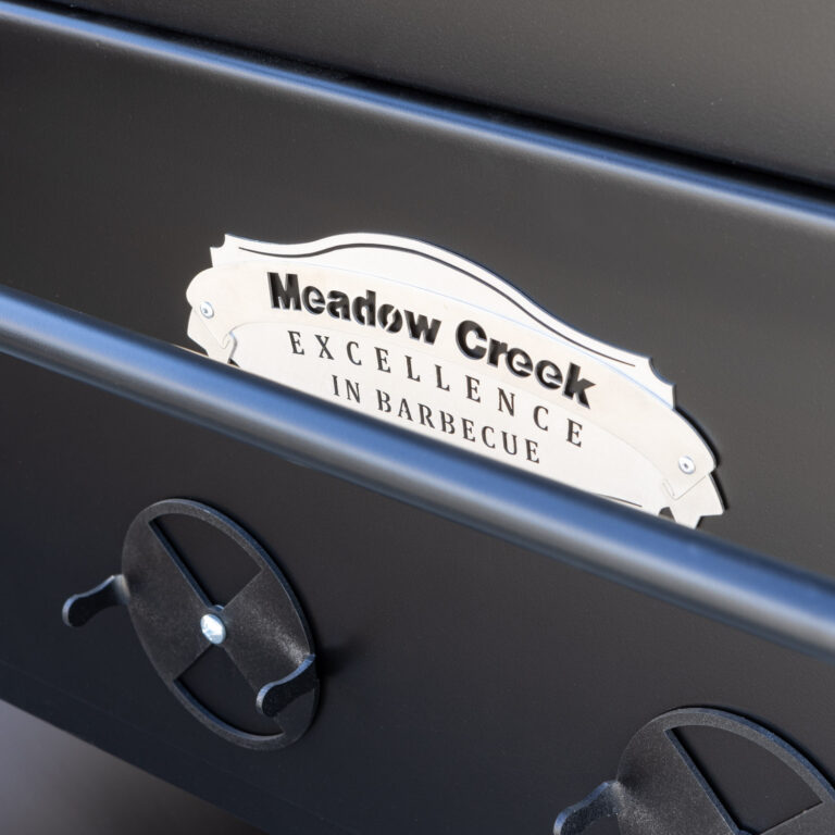 Meadow Creek Emblem on Meadow Creek SM48 Santa Maria Grill