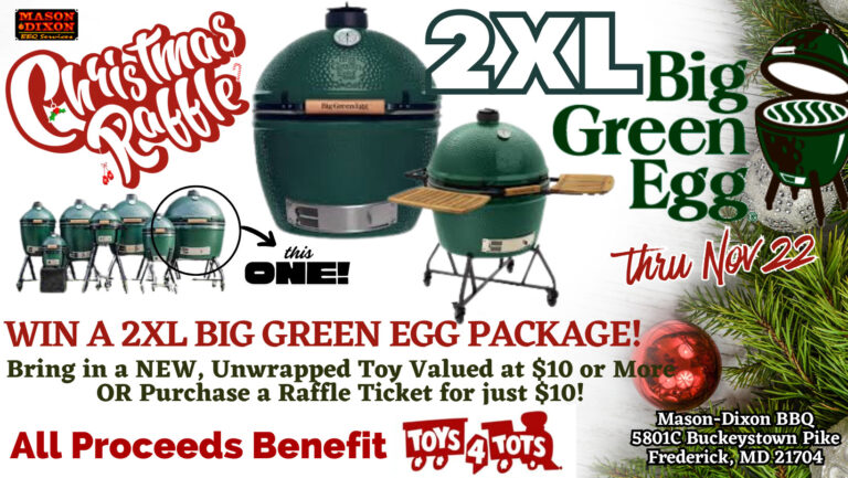 2025 Mason Dixon BBQ Services (Frederick) - Christmas Raffle Promo