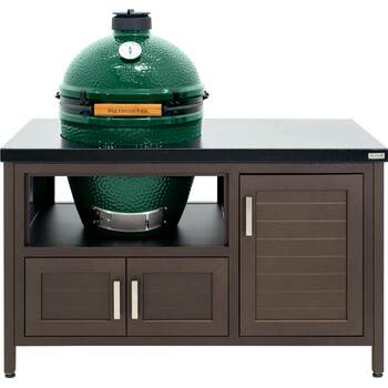 Large EGG on 53-inch Modern Farmhouse-Style Custom Table