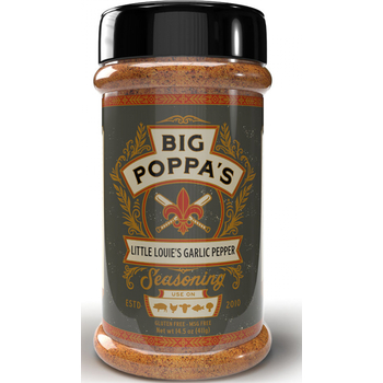Big Poppa's Little Louie's Garlic Pepper Seasoning