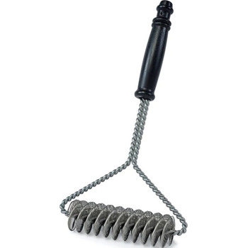 Brushtech 12" Spiral Spring Double-Helix Bristle Free BBQ Brush