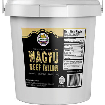Cornhusker Kitchen - Premium Rendered Wagyu Beef Tallow Tub