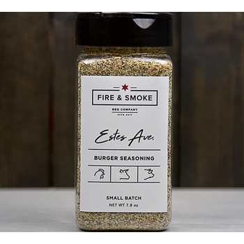 Fire & Smoke BBQ Estes Ave Burger Seasoning