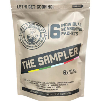 Grill Your Ass Off - The Sampler (6-Pack of Seasonings & Spices)