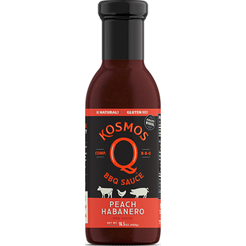 Kosmos Q Peach Habanero BBQ Sauce