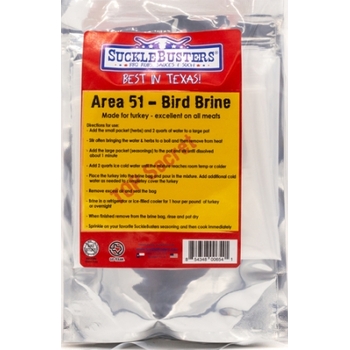 SuckleBusters Bird Brine Kit for Turkey