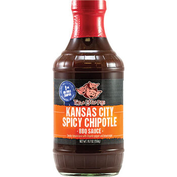 Three Little Pigs Kansas City Spicy Chipotle BBQ Sauce