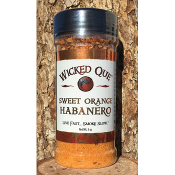 Wicked Que Sweet Orange Habanero Rub